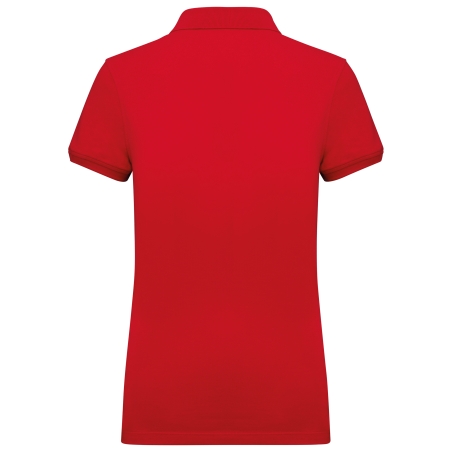 Polo piqué manches courtes femme