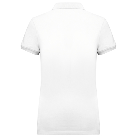 Polo piqué manches courtes femme