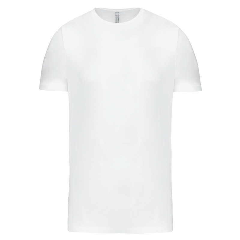 T-shirt col rond manches courtes homme