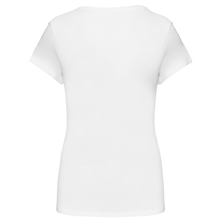 T-shirt col rond manches courtes femme