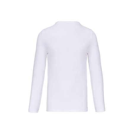 T-shirt col rond manches longues homme