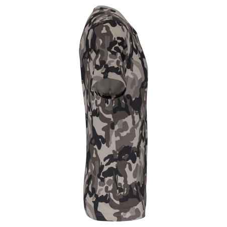 T-shirt camo manches courtes homme