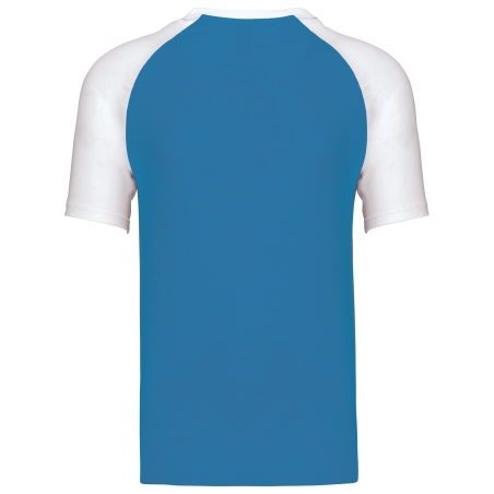 Baseball  t-shirt bicolore manches courtes