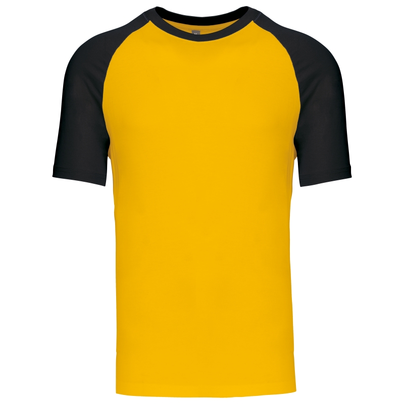 Baseball  t-shirt bicolore manches courtes