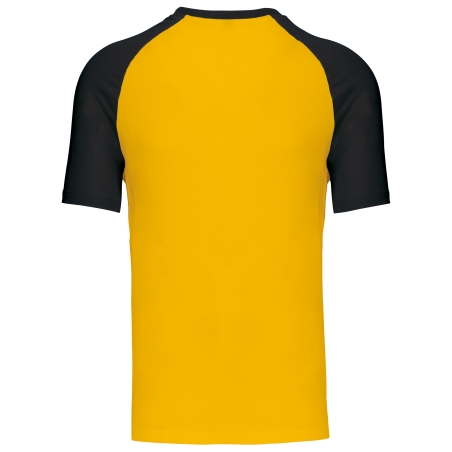 Baseball  t-shirt bicolore manches courtes