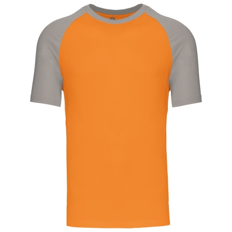 Baseball  t-shirt bicolore manches courtes
