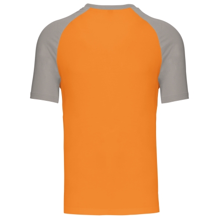 Baseball  t-shirt bicolore manches courtes