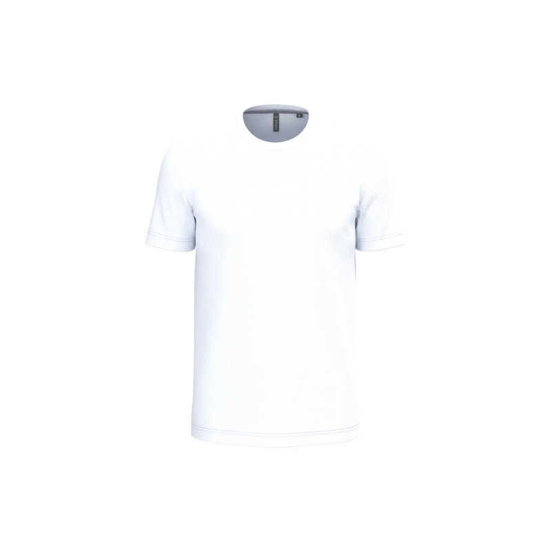 T-shirt col rond manches courtes homme