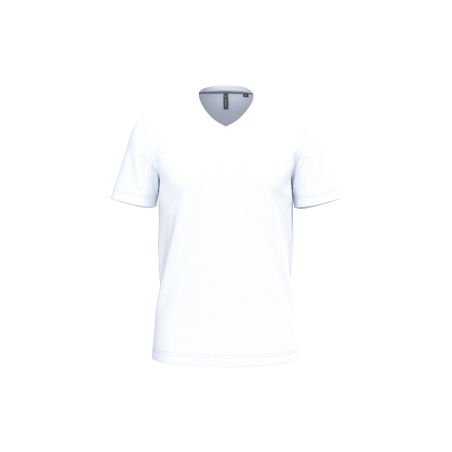 T-shirt col V manches courtes