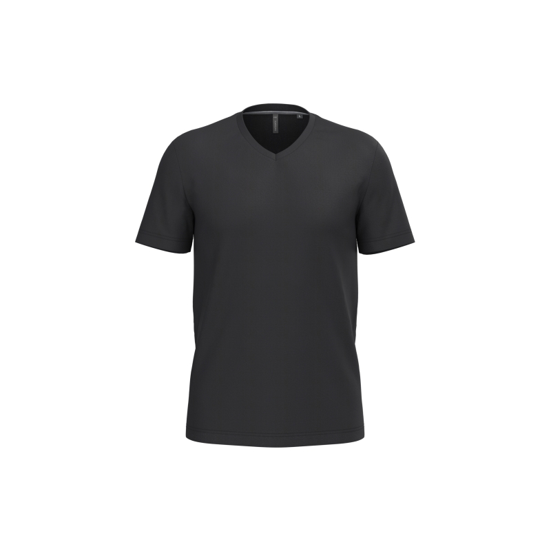 T-shirt col V manches courtes