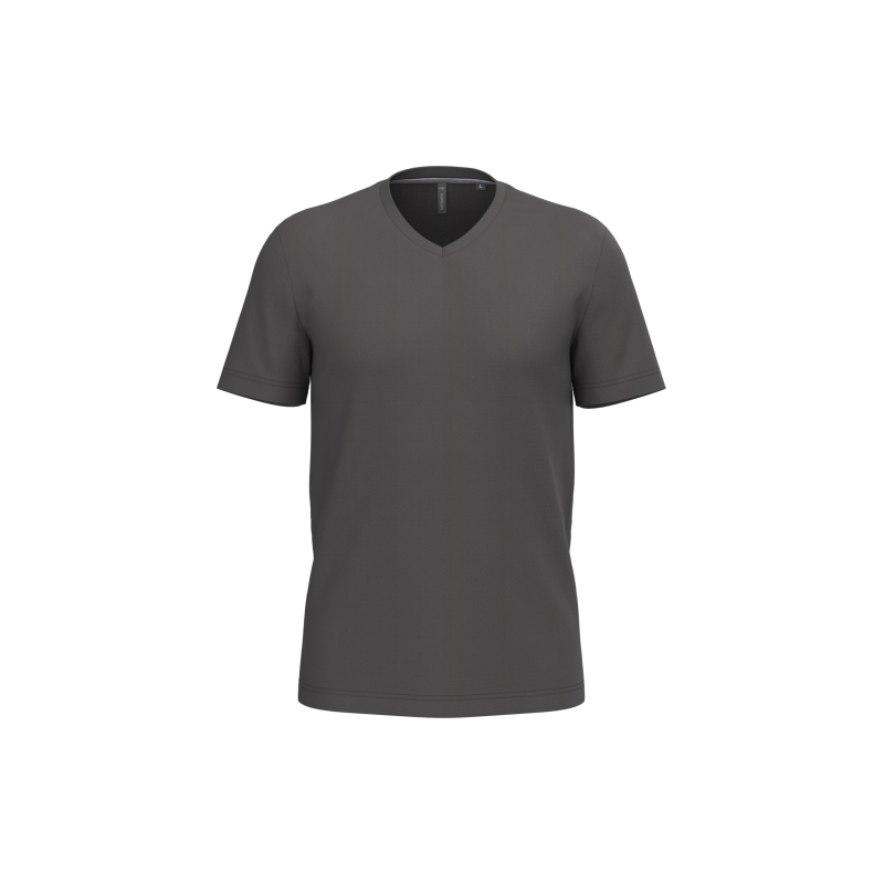 T-shirt col V manches courtes