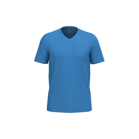 T-shirt col V manches courtes