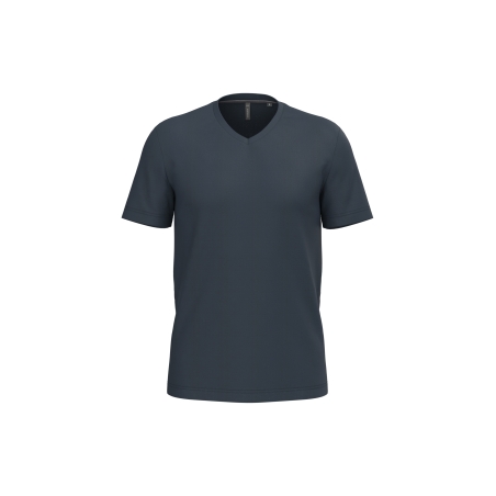 T-shirt col V manches courtes