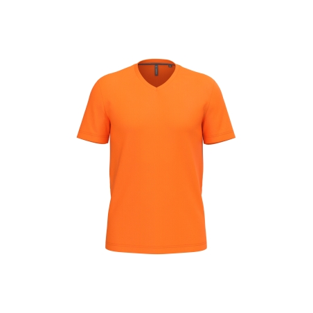 T-shirt col V manches courtes