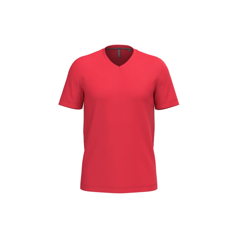 T-shirt col V manches courtes