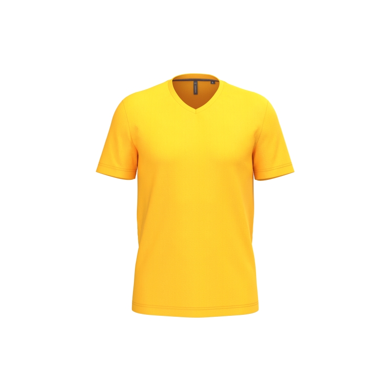T-shirt col V manches courtes