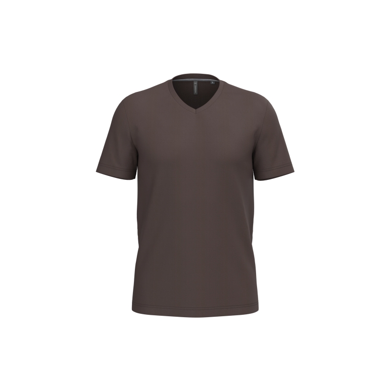 T-shirt col V manches courtes
