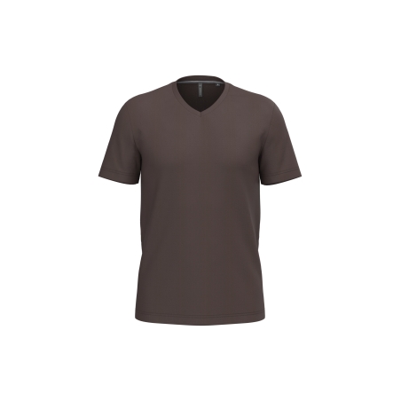 T-shirt col V manches courtes
