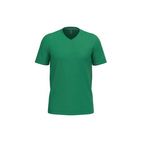 T-shirt col V manches courtes