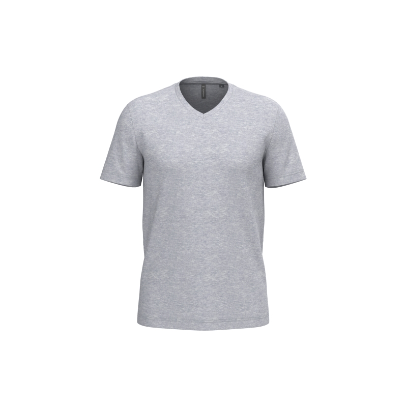 T-shirt col V manches courtes