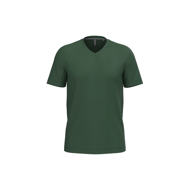 T-shirt col V manches courtes