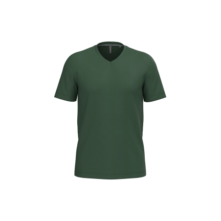 T-shirt col V manches courtes