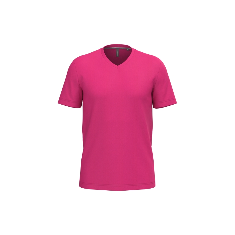 T-shirt col V manches courtes