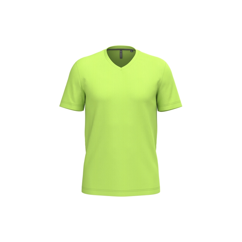 T-shirt col V manches courtes