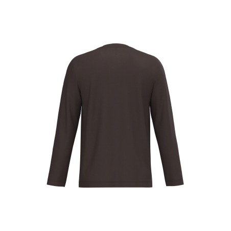 T-shirt col V manches longues