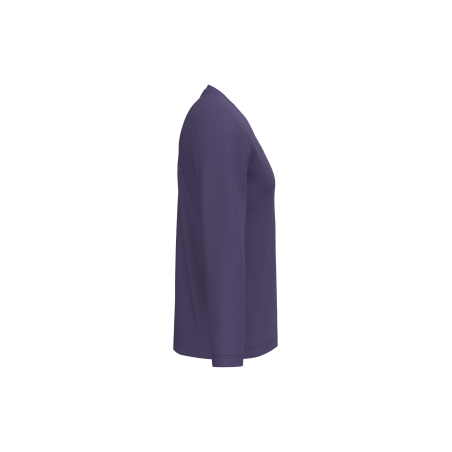 T-shirt col V manches longues