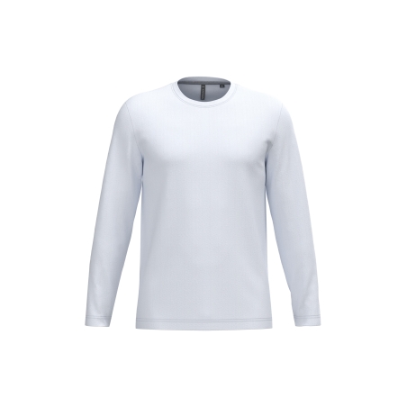 T-shirt col rond manches longues homme