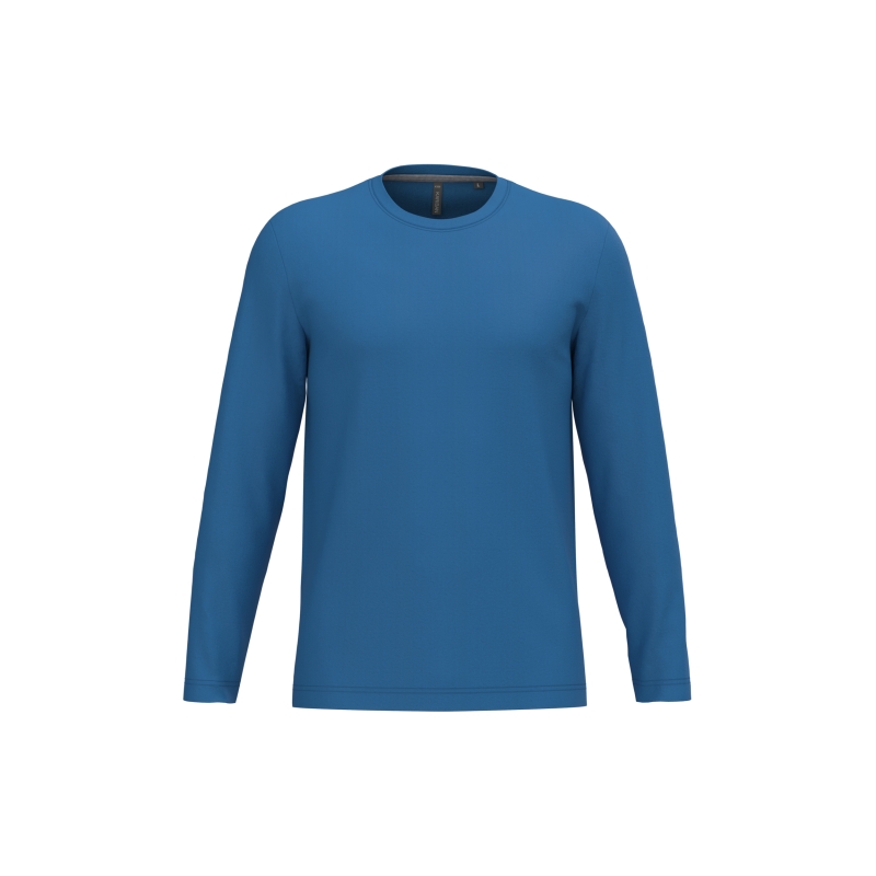 T-shirt col rond manches longues homme