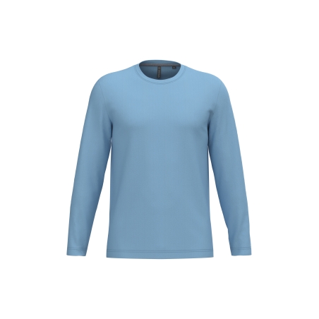 T-shirt col rond manches longues homme