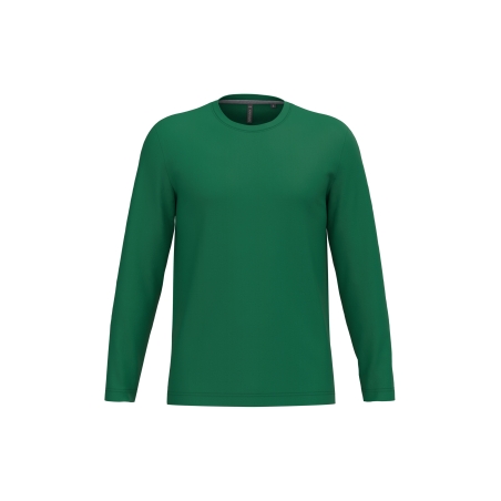 T-shirt col rond manches longues homme