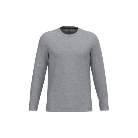 T-shirt col rond manches longues homme