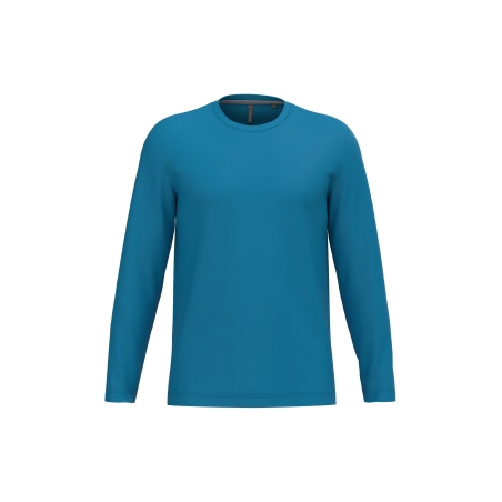 T-shirt col rond manches longues homme