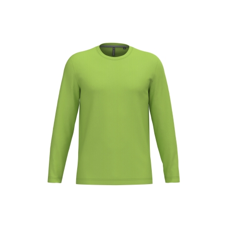 T-shirt col rond manches longues homme