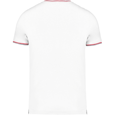 T-shirt maille piquée col V homme