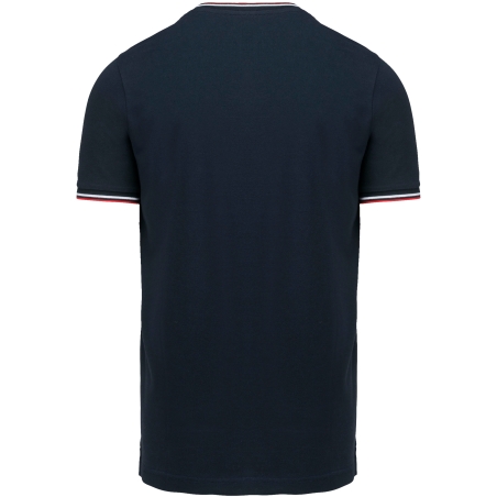 T-shirt maille piquée col V homme