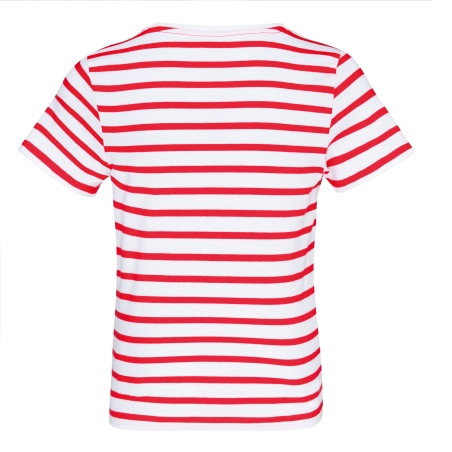 T-shirt rayé marin avec poche manches courtes enfant