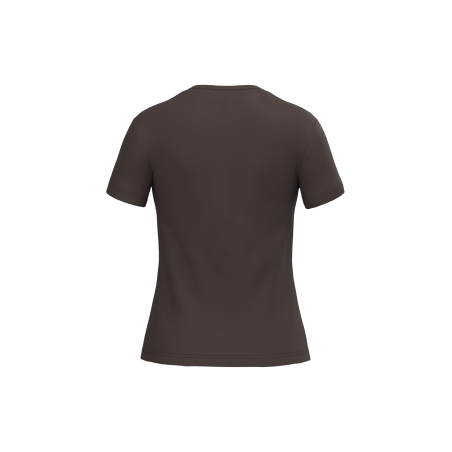 T-shirt col rond manches courtes femme