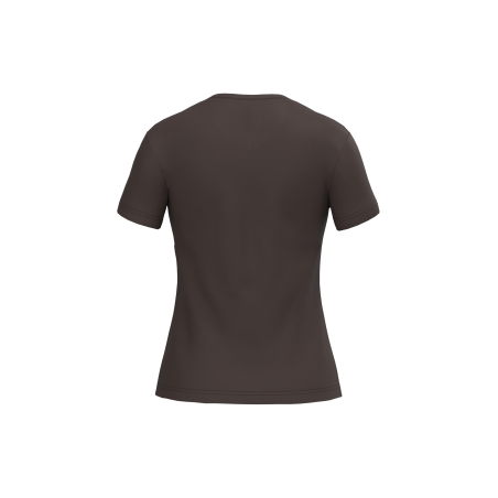 T-shirt col V manches courtes femme