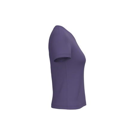 T-shirt col V manches courtes femme