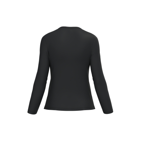 T-shirt col V manches longues femme