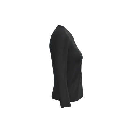 T-shirt col V manches longues femme