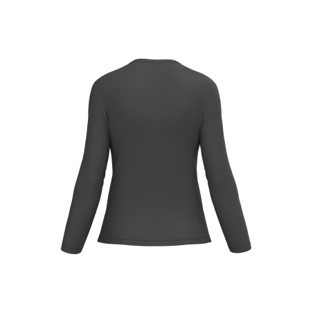 T-shirt col V manches longues femme