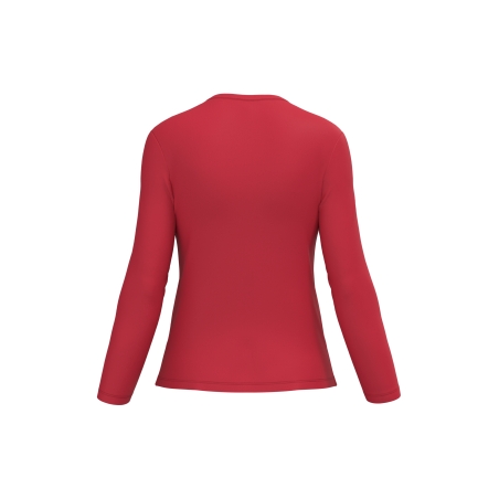 T-shirt col V manches longues femme