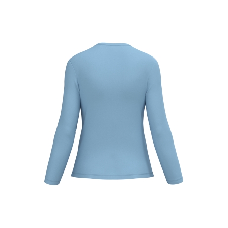 T-shirt col V manches longues femme