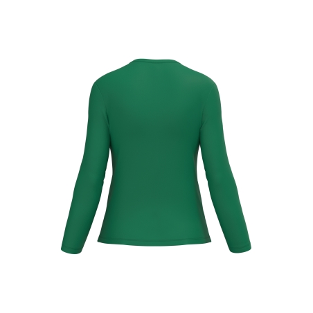 T-shirt col V manches longues femme