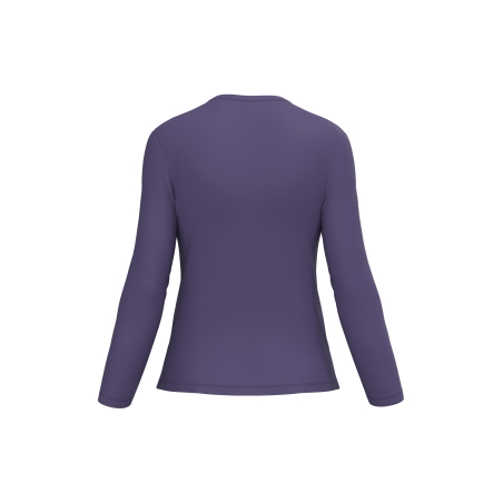 T-shirt col V manches longues femme